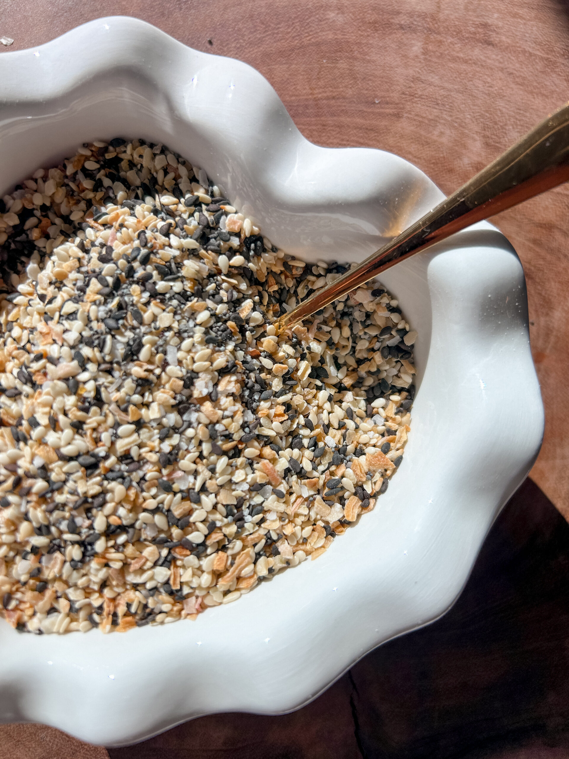 Homemade everything bagel seasoning