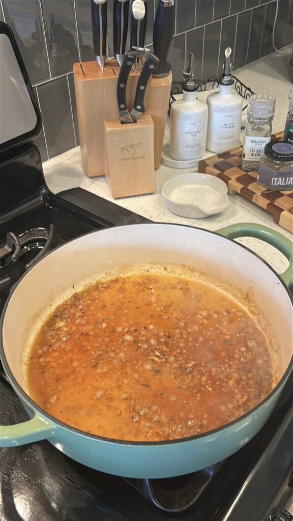 deglazing pan to build boursin chicken sauce