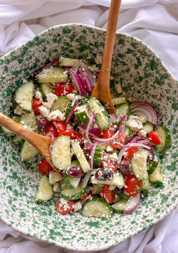 Greek Cucumber Salad with Feta
