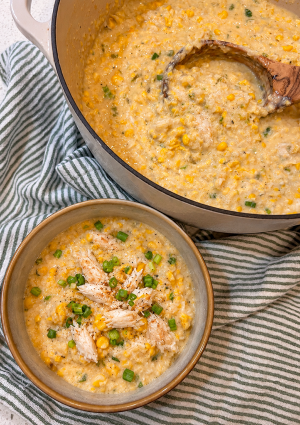 Corn and Crab Bisque